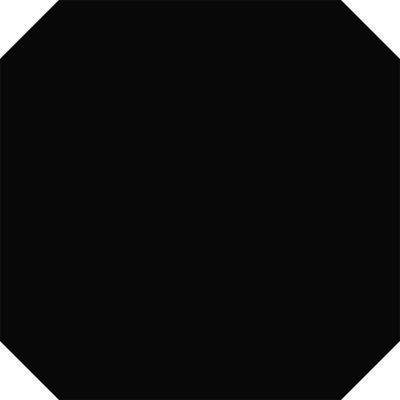 Керамогранит Absolut keramika 60980 Octo Element Negro 25x25 черный матовый моноколор