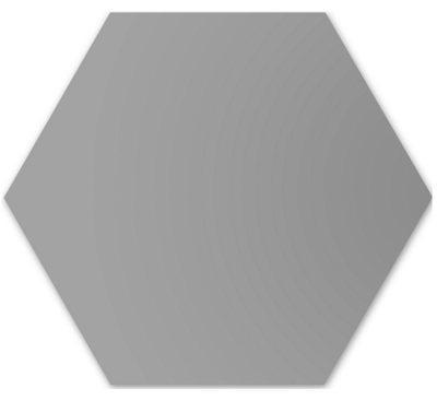 Керамогранит WOW 113838 Floor Tiles Hexa Ash Grey Matt 20x23 cерый глазурованный матовый моноколор