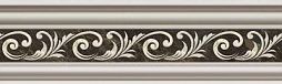Бордюр Global Tile 10212001868 Classic 25x7.5 коричневый матовый с орнаментом