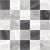 Декоративная плитка Laparet MM34040 х9999219839 Prime 25x25 серая / микс глянцевая под мозаику
