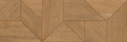 Настенная плитка Keraben 502 Naturwood Art Brandy 40x120 коричневая матовая под дерево / геометрию