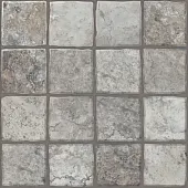 Керамогранит Керамин Карфаген 2 40x40 серый глазурованный матовый под камень