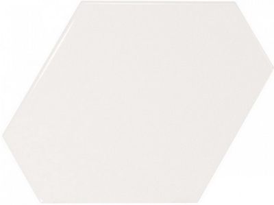Настенная плитка Equipe 23825 Scale 10,8x12,4 белая глянцевая моноколор