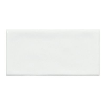 Настенная плитка El Barco С0004699 Turner Neutro 7.5x15 белая глянцевая моноколор