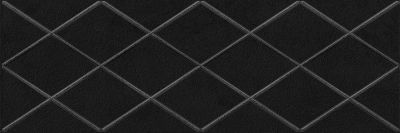 Декоративная плитка Laparet 17-05-04-1172-0 х9999132691 Eridan 60x20 черная глазурованная матовая / неполированная геометрия / под мрамор