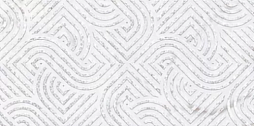 Настенная плитка Primavera TP3662H Титания декор 30x60 белая глянцевая с орнаментом