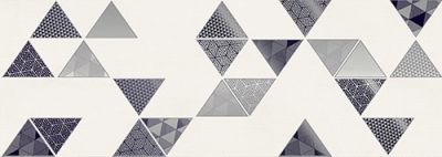 Декоративная плитка Kerlife Magica BLANCO 25,1x70,9 белая глянцевая геометрия