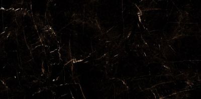Керамогранит Artcer 389 Marble Tropic Black 60x120 черный полированный под мрамор