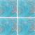 Мозаика Rose Mosaic GA111 Gold Star 31.8x31.8 голубая глянцевая авантюрин, чип 10x10 квадратный