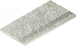 Спецэлемент Italon 620090001055 Нордика Айс Бортик Грип / Nordica X2 Ice Bordo Grip 30x60 светло-серый структурированный под камень