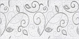 Декоративная плитка Laparet х9999208022 Frame 40x20 белая глазурованная глянцевая / неполированная под мрамор