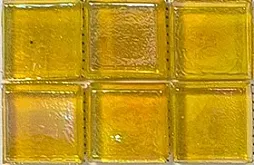 Мозаика Rose Mosaic SWJ93 Casablanca / Galaxy 31.8x31.8 золотая глянцевая перламутр, чип 10x10 квадратный