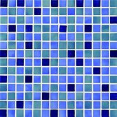 Мозаика Ezarri Mix 25001-С микс 31.3х49.5 голубая глянцевая