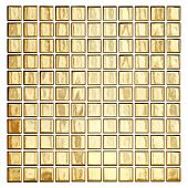 Мозаика Star Mosaic CIO915JY / С0003182 Golden Glossy 30.25x30.25 золотая глянцевая моноколор, чип 25x25 мм квадратный