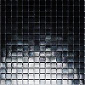 Мозаика ROSE MOSAIC WB49 Rainbow (размер чипа 10x10 мм) 31.8x31.8 черная глянцевая моноколор перламутр
