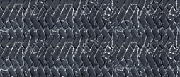 Мозаика Arch Skin HB.BL.DB.NT Herringbone 28.8x29.5 черная матовая под камень, чип фигурный