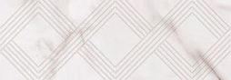 Декоративная плитка Eletto Ceramica 589092001 Grey Portogallo Decor 24.2x70 серая матовая с орнаментом