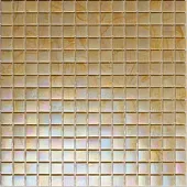 Мозаика Rose Mosaic WB60 Rainbow 31.8x31.8 бежевая глянцевая перламутр, чип 15x15 квадратный