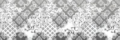 Декоративная плитка Laparet х9999220117 Cassiopea 60x20 серая глазурованная глянцевая / неполированная под мрамор