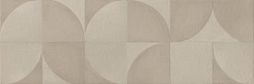 Настенная плитка Fap Ceramiche fOVI Mat&More Deco Taupe 25x75 коричневая матовая геометрия