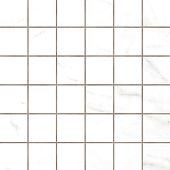 Мозаика Estima Mosaic/ID01_PS/30x30/5x5 Ideal White 30x30 белая полированная под камень, чип 5x5 квадратный