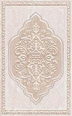 Декоративная плитка Global Tile 10301002110 Ternura орнамент 40x25 бежевая матовая под камень