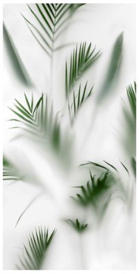 Декор 41zero42 4100715 Paper41 Lux Cristoforo 60x120 бело-зеленый глазурованный глянцевый флористика (3 варианта паттерна)