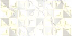 Декоративная плитка Laparet OS\A195\34050 х9999281775 Blondi 50x25 белая глазурованная глянцевая под геометрию
