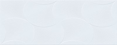 Настенная плитка La Platera Saten Blanco Twist 35x90 белая рельефная / матовая моноколор