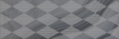 Декоративная плитка Laparet VT\C43\60082 х9999217166 Agat 60x20 серая глянцевая геометрия
