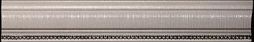 Бордюр NEWKER 106302 Cornisa Vesta Grey 5x30 серый глазурованный глянцевый под мрамор