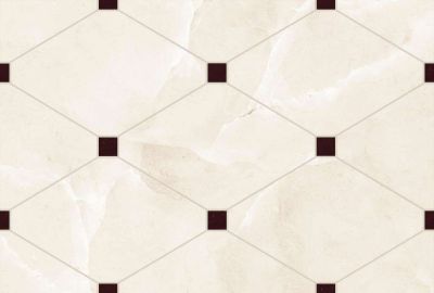 Настенная плитка Eurotile Ceramica 9 LO 0106 TG Lolita 27x40 бежевая глянцевая под мрамор / геометрию