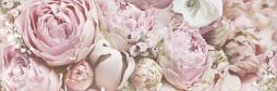 Декоративная плитка Ceramika Konskie 45652 Glamour Flower B 25x75 розовая глянцевая флористика
