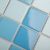Мозаика Star Mosaic WB43388 / С0004066 Light Blue Mix Glossy 30.6x30.6 голубая глянцевая, чип 48x48 мм квадратный