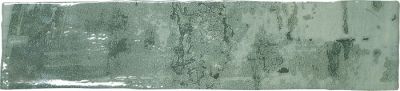 Бордюр APE Snap Green 7.5x30 бирюзовый глазурованный глянцевый майолика