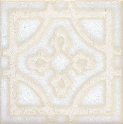 Напольная вставка Kerama Marazzi STG\B406\1266 Амальфи 9.9x9.9 белая матовая с орнаментом