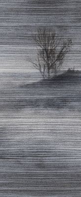 Керамогранит Favania Zebrino Book Match&Dry Effect 120x300 серый матовый с деревьями