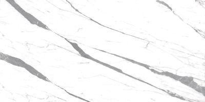 Керамогранит Realistik 58903 Carrara Smart Glossy 60x120 белый полированный под мрамор