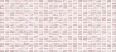 Настенная плитка Cersanit PDG013D Pudra 44x20 розовая глянцевая под мозаику