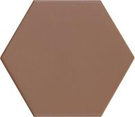 Керамогранит Equipe 26471 Kromatika Clay 10,1х11,6 коричневый глазурованный матовый моноколор