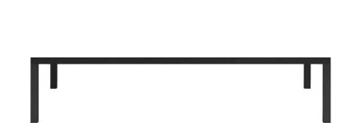 Ножка для тумбы Kerama Marazzi ATlg.80\ML Atollo 80 низкая металлическая черная матовая
