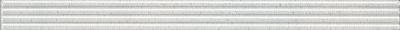 Бордюр карандаш Kerama Marazzi POJ002 Веро 2 3.1x40 серый глянцевый / рельефный с орнаментом / полосы