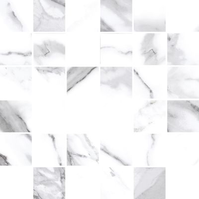 Мозаика Laparet х9999287126 Suite 29.7x29.7 белая глазурованная под мрамор