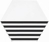 Декор Kerama Marazzi NT\B199\24001 Буранелли 23.1x20 черно-белый матовый с орнаментом