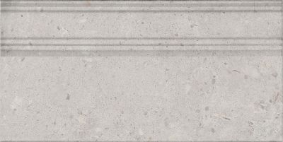 Плинтус Kerama Marazzi FME015R Риккарди обрезной 20x40 серый светлый матовый под камень