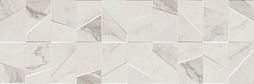 Керамогранит Artcer 216 Calacatta Art Silver Silver M3D 30x90 белый / серый матовый под геометрию / мрамор