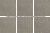 Керамическая плитка Axima 56955 Адажио 6 рисунков 20x20 серая матовая с орнаментом