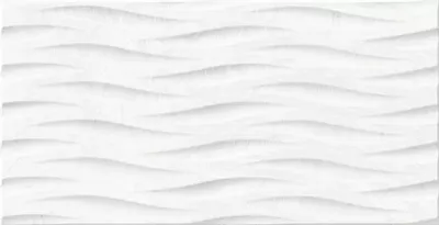 Керамогранит Gayafores Varana Deco Blanco 32x62.5 белый глазурованный матовый рельефный под камень