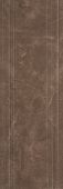 Avangard 400x1200 Wall Line Decor Brown Matt