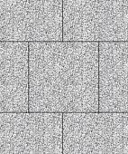 Тротуарные плиты "КВАДРУМ" - Б.5.К.6 (Стоунмикс) Бело-черный